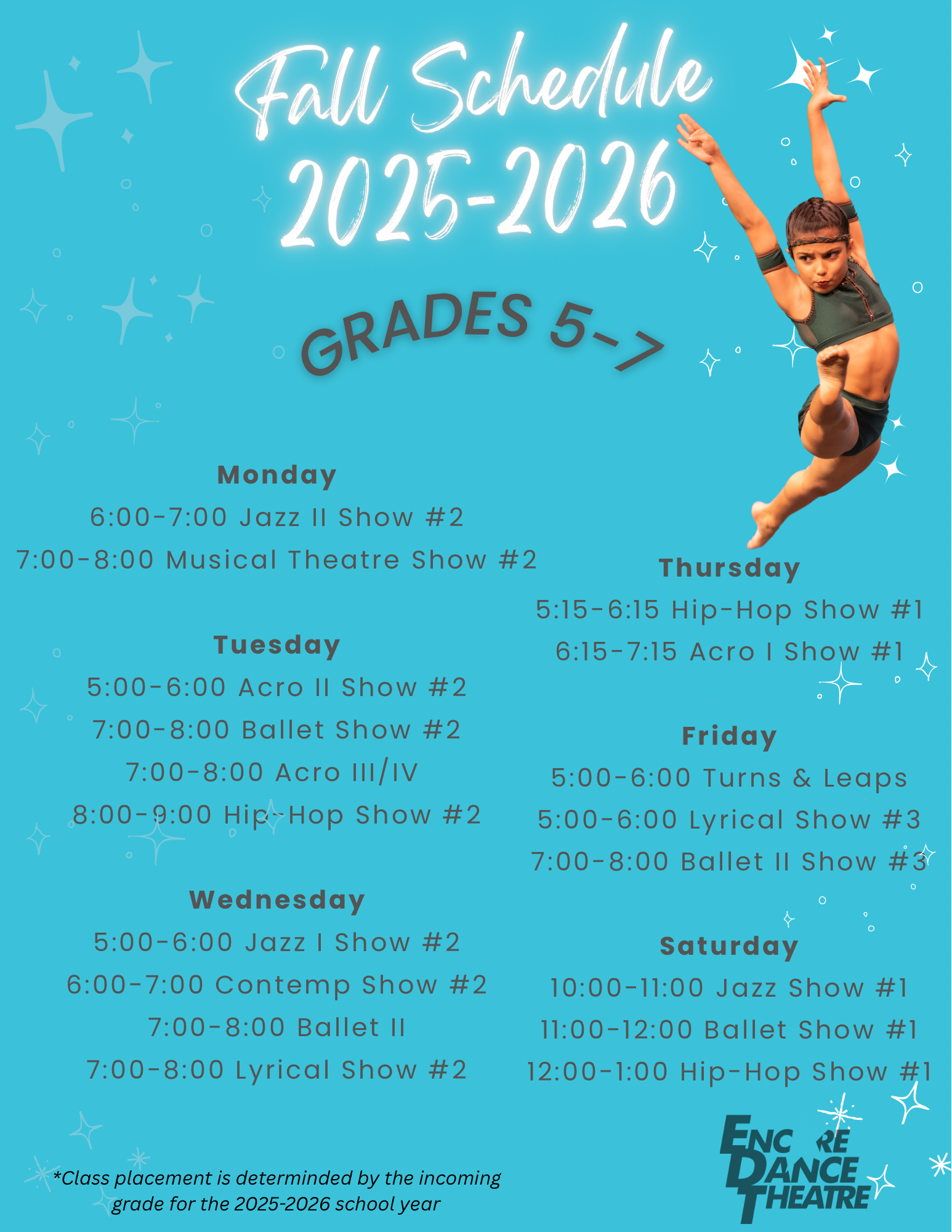 fall classes